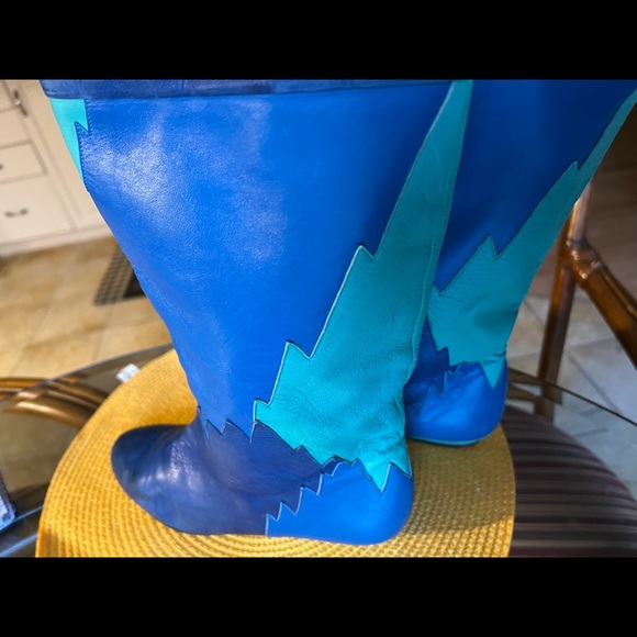 Boots funky Italian Kid Leather - Picture 4 of 4